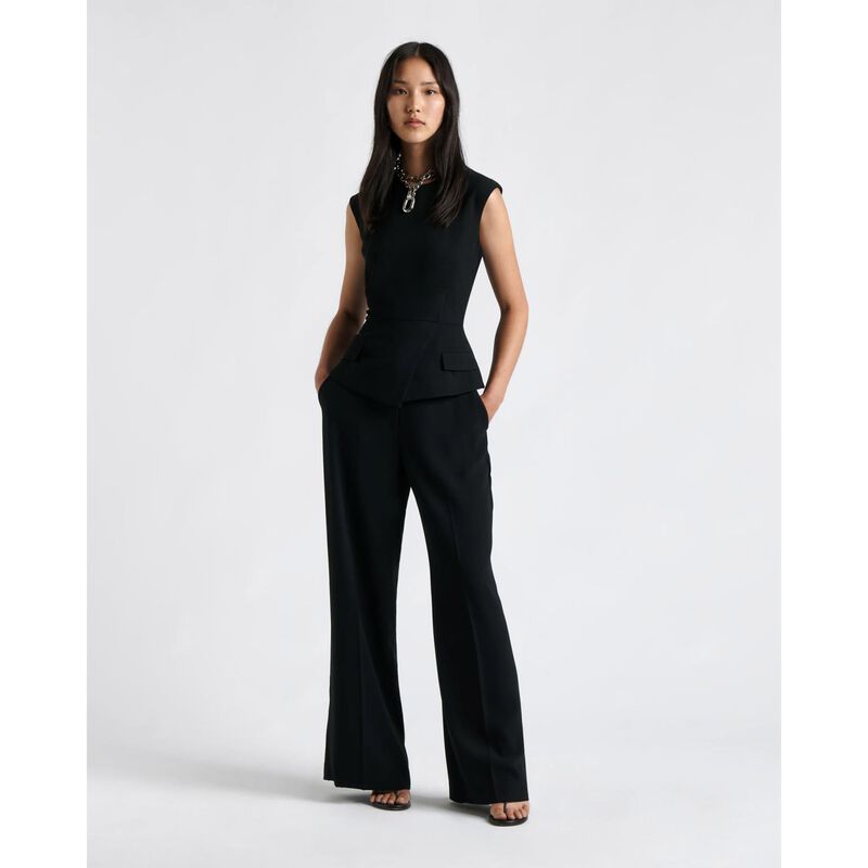 Cue Belted Tailored Sleeveless Top image number 2
